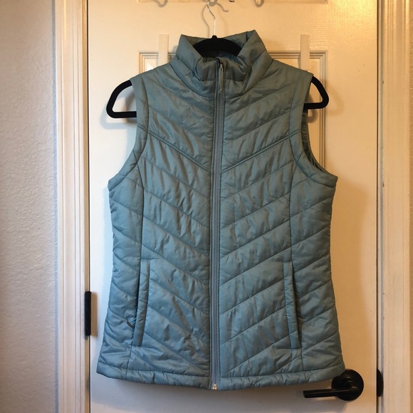 Columbia Jackets & Blazers - Columbia Omni-Heat Women’s Insulated Vest in Light Blue